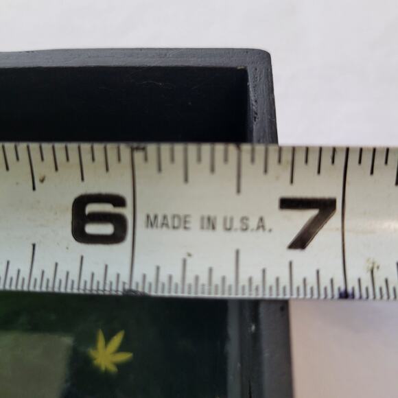 Handcrafted "Green Galaxy" Resin Tray Art Piece - Picture 5 of 6